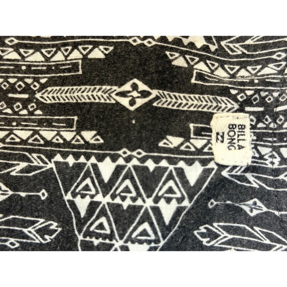 Billabong Dress Tank Top Fringe Layered Aztec Print Sleeveless‎ Large - Picture 3 of 9